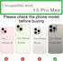 3pcs/Set Camera Lens Replacement for iPhone 15 Pro Max 6.7 inch Camera Lens Rear Glass Replacement with Pre-Installed Adhesive + Repair Tool Kit, Anti-Lens Scratch & Waterproof