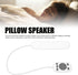 Tangxi 3 36 Under Pillow Speaker with Remote, Mini Portable Bluetooth Pillow Speaker Bone Conduction Wireless Sleep Aid