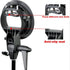 Godox S Type Bracket Bowens Mount Holder for Speedlite Flash Snoot Softbox Beauty Dish Reflector