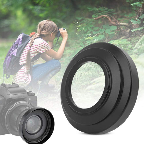 Lens Hood, LH-DC110 Aluminium Alloy Metal Lens Hood for PowerShot G1 X Mark III/G1X M3