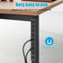 HHSOET 8 10FT Magnetic Mount Power Strip, Outlet Mountable Socket, Metal Heavy Duty Surge Protector, Gaming Table