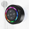 Bluetooth Waterproof Shower Speaker, Portable Wireless Speaker with Suction Cup, Small Speaker with Colorful Lights,