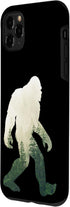 iPhone 11 Pro Max Bigfoot Figure Sasquatch Yeti Nature Double Exposure Case