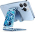 i-Blason Cell Phone Stand for Desk - Foldable Holder Fits All Smart Phones, iPhone 16 15 14 13 Pro Max, Blue