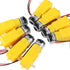 AOICRIE 8PCS 3V-6V 2Pin 1:48 DC Electric Gear Motor TT DC Prewired Gear Motor Dual Shaft Intelligent Car Chassis