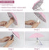 Phone Umbrella for Sun Shade, Suction Cup Stand, Outdoor Anti-Glare Cell Phone Holder, Car Navigation Umbrella (Pink)