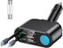 OHLPRO 5 in 1 Retractable Car Charger, 168W USB C Cigarette Lighter Adapter, Fast Charger with Dual USB Ports