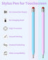 DAXINGXING Touchscreen(2Pcs),2-in-1 Stylus Pen for Heavier Octagonal Retro Stylus,Suitable Stylus Pen