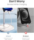 LISEN White Desk Organizers and Accessories, Adjustable Cell Phone Stand for 4-10in iPhone 13 Pro iPad Kindle Samsung