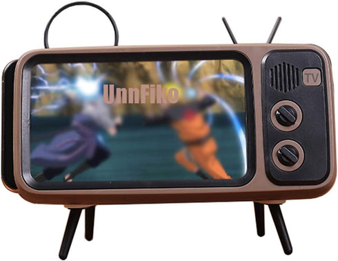 UnnFiko Wireless Bluetooth Speakers Retro TV Style Stand Holder, Cartoon Desktop Bracket Desk