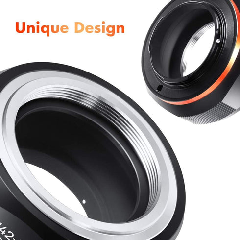 K&F Concept Lens Mount Adapter - Compatible for Leica M42 Screw Mount Lens to M4/3 Micro Four Thirds Mount Camera