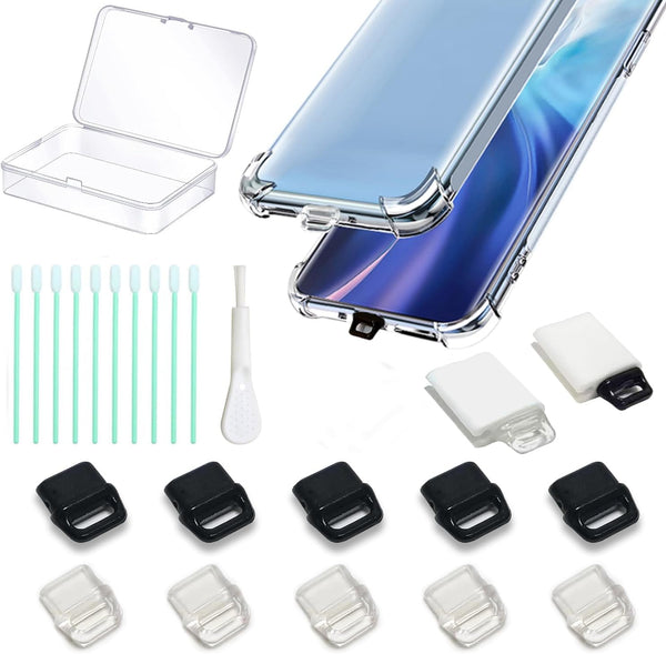 10 Pack USB-C Port Plug, Easy to Grip Dustproof Plug Cover, C-Type Dustproof Plug Kit with Cleaning Tool, Suitable for