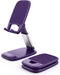 Lamicall Purple Phone Stand for Desk - Dark Purple Holder Compatible with iPhone 13 Pro Max Mini, 12 11 XR X 8 7 6 Plus