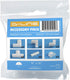 D-Line Small Cable Raceway Accessory Pack, 13 Accessories Included, 0.78in x 0.39in Cord Cover Lengths, White