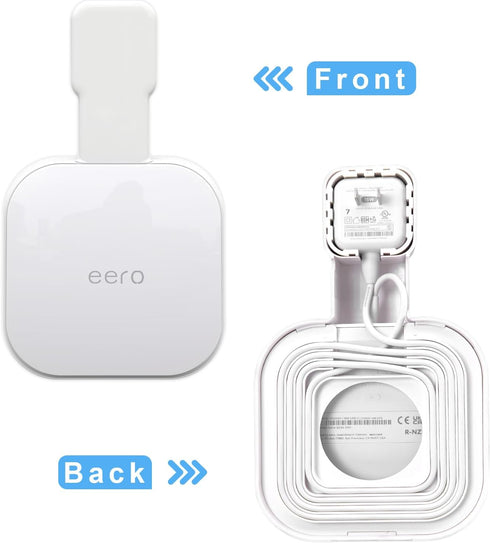 Mamerry 7, 7 7 Saving(2 Pack) Outlet Wall Mount for eero Stand Bracket Holder Compatible with eero Dual-Band Mesh Wi-Fi