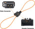 KHGUZ 2PCS Car Fiber Optic Loop, Vehicle Female and Male Fiber Optic Bypass Loop Adapter Connector for Radio and Audio