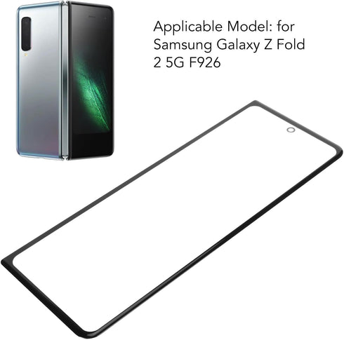 Screen Replacement Repair Kit for Galaxy Z Fold 3 5G F926, Front Outer Lens Glass with OCA Adhesive, Full Tool Kit