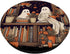 Spooky Ghost Reading Books in a Library PopSockets Standard PopGrip
