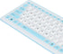 Foldable Silicone Keyboard - USB Wired 103 Keys Waterproof Rollup Keyboard, Soft Touch for PC, Laptop, Notebook (Blue)