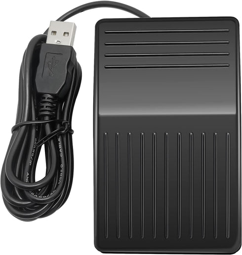 USB Foot Pedal PC Single Foot Switch, Programmable Keyboard Mouse for Video Game Office Work Page Turner