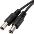 uxcell 1 Female to 2 Male 5.5mm x 2.1mm DC Power Splitter Cable for CCTV Cameras