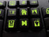Sovereign GA 3 Keyboard Stickers Big Bright Luminescent Symbols. Will Not Wear or Fade. Yr. Warranty. Great for Sight