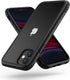 iPhone 11 Crystal Clear Case - Black, Shockproof Bumpers, Anti-Scratch Hard PC Back & Soft TPU Frame, No Yellowing.