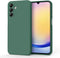AK Samsung Galaxy A25 5G Case, Stylish Slim Liquid Silicone Full-Body Protective Cover, Dark Green
