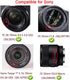 D3500 Lens Cap (55mm) for Nikon D3500 D7500 with AF-P 18-55mm Lens, Compatible with Sony FE 28-70mm Lens