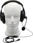 Overhead Headsets Headphones with VOX-PTT Boom Mic is Compatible with Kenwood Puxing Quansheng Wouxun HYT Nexedge Puxing Two Way Radio