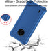 Nokia C200 Case, Blue 360 Full-Body Soft TPU Bumper with Tempered Glass Screen Protector