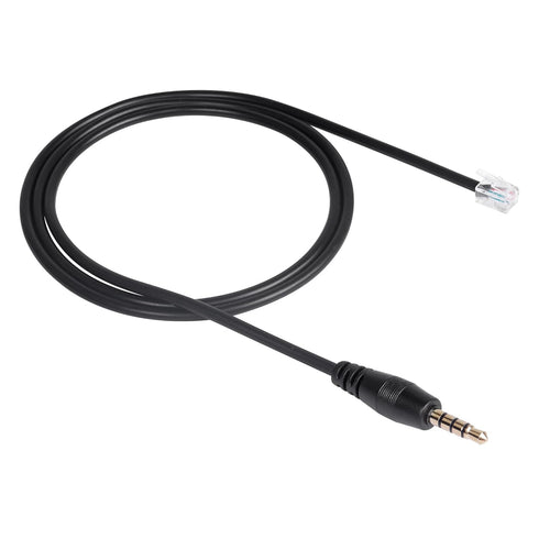 SinLoon RJ9 Male to 3.5mm Telephone Adapter Cable, Convert RJ9 Headset to Male 3.5mm Cell Phone Adapter for Most