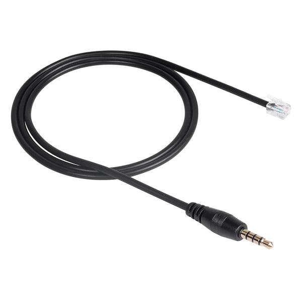 SinLoon RJ9 Male to 3.5mm Telephone Adapter Cable, Convert RJ9 Headset to Male 3.5mm Cell Phone Adapter for Most