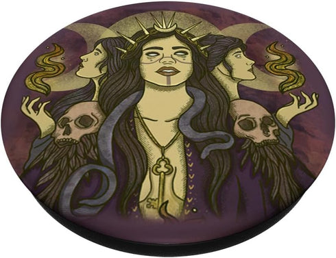 Cute Wicca Witchcraft Pagan Design - Witches Goddess PopSockets Standard PopGrip