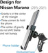 Car Phone Holder for 2015-2024 Nissan Murano, Auto Accessories Navigation Bracket Mobile Cell Phone Mount