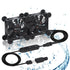 Portable Cooling Fan with Dual 80mm, 10 Speed USB 5V, IPX5 Waterproof, for Tablet, TV, Xbox, Router, Greenhouse