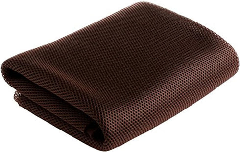Speaker Grill Cloth Stereo Mesh Fabric for Repair, Brown - 55 x 20 in / 140 x 50 cm