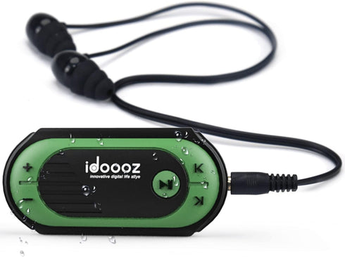 idoooz Waterproof MP3 Player, IPX8 Swimming Music Player with Clip, Underwater Music Player