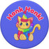 Clowncore Honk Honk Cat Clown Kidcore Funny Kawaii PopSockets Standard PopGrip