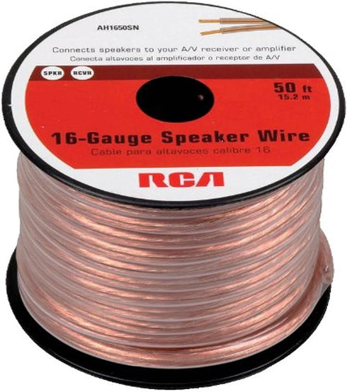 RCA AH1650SR 50 Feet 16-Gauge Speaker Wire