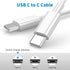USB C to USB C Charging Cable, 1ft Short Fast Power Cord for iPhone 15 Pro Max/Plus/MacBook Air 13 inch