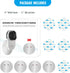 4 Pack Indoor Wall Mount for Yi Home Security Camera - No Punching, Simple Installation