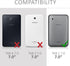 kwmobile Rotating Case for Samsung Galaxy Tab 2 7.0 P3110 / P3100, PU Leather Cover with Stand - Rose Gold