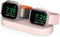 Delidigi Dual Charging Stand Dock Silicone Double Charger Holder (Charger Not Included) Compatible