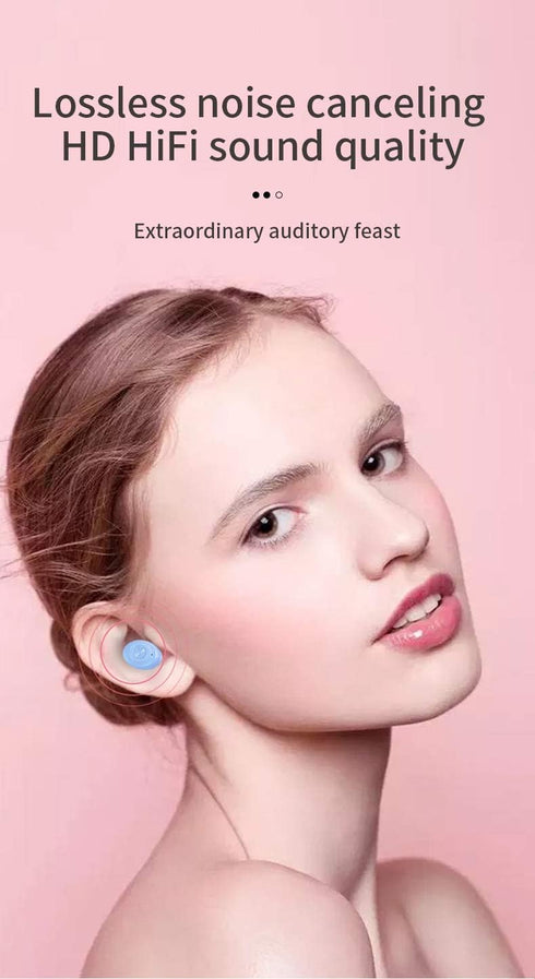URIZONS Mini TWS Gaming Earbuds, Wireless Earphones with Charging Case, Low-Latency, Suitable for