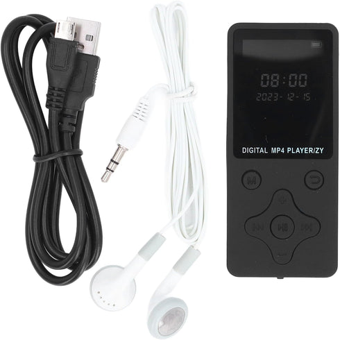 Yunseity 64GB MP3 1.8 Inch Mp4 Mp3 Player with BT and, LCD Screen Player with Spotify, HiFi Lossless Portable HiFi