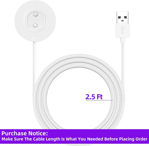 MASKEOBAP Only-12mm (12mm Magnetic USB Rose Charger Cable, Replacement Charging Cord for Bluetooth Devices, Headphones