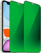 2 Pack Anti-Blue Privacy Tempered Glass for iPhone 11/XR, 6.1 inch, Anti-Spy Screen Protector, 9H Hardness (Green)