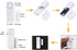 2 Pack Window Alarm Door Alarm for Home Security System, Pool Door Alarm for Kids Safety Toddler Door Open Alarm Sensor