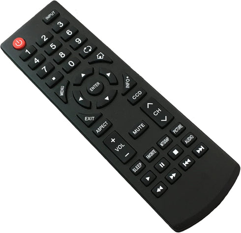 Remote Control for Dynex LCD LED HDTV TV, Fit for DX-32L230A12 DX-32L130A10 DX-24L200A12 DX-22L150A11